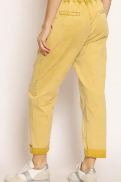 Zeroassoluto Pantalone LOLA cotone stone washed maltinto