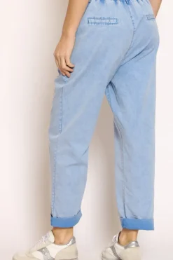 Zeroassoluto Pantalone LOLA cotone stone washed maltinto