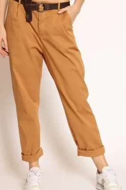 Zeroassoluto Pantalone lola c/pinces ed elastico dietro