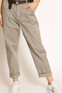 Zeroassoluto Pantalone lola c/pinces ed elastico dietro