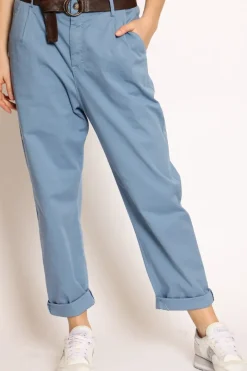 Zeroassoluto Pantalone lola c/pinces ed elastico dietro