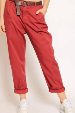 Zeroassoluto Pantalone LOLA elastico dietro cotone elasticizzato