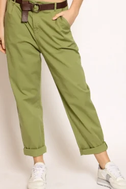 Zeroassoluto Pantalone LOLA elastico dietro cotone elasticizzato
