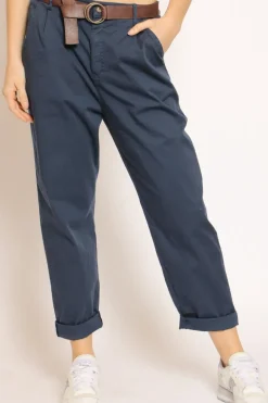 Zeroassoluto Pantalone LOLA elastico dietro cotone elasticizzato