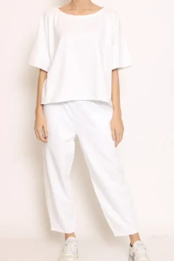 Zeroassoluto Pantalone mom fit felpa light
