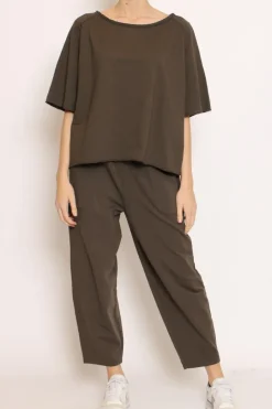 Zeroassoluto Pantalone mom fit felpa light