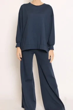 Zeroassoluto Pantalone palazzo felpa light