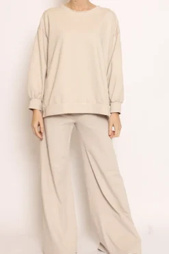 Zeroassoluto Pantalone palazzo felpa light