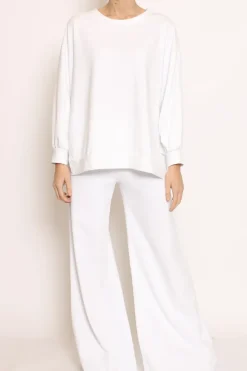 Zeroassoluto Pantalone palazzo felpa light