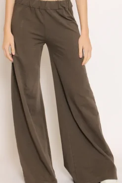 Zeroassoluto Pantalone palazzo felpa light