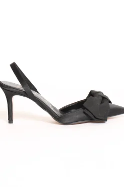 Divine Follie Slingback con fiocco nero