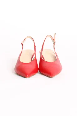 Ovy&eacute; Slingback nappa rosso
