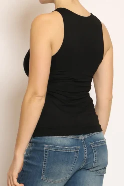 Kontatto Top scollo americana in jersey elasticizzato