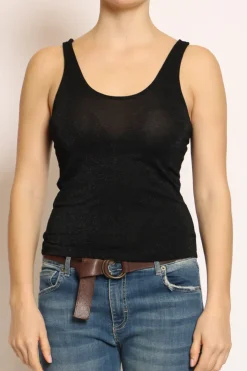 Kontatto Top scollo v in lurex