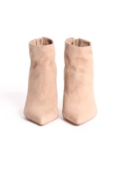 Ovy&eacute; Tronchetto camoscio taupe