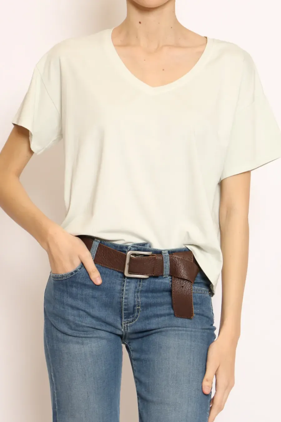 Zeroassoluto T-shirt scollo V mezza manica