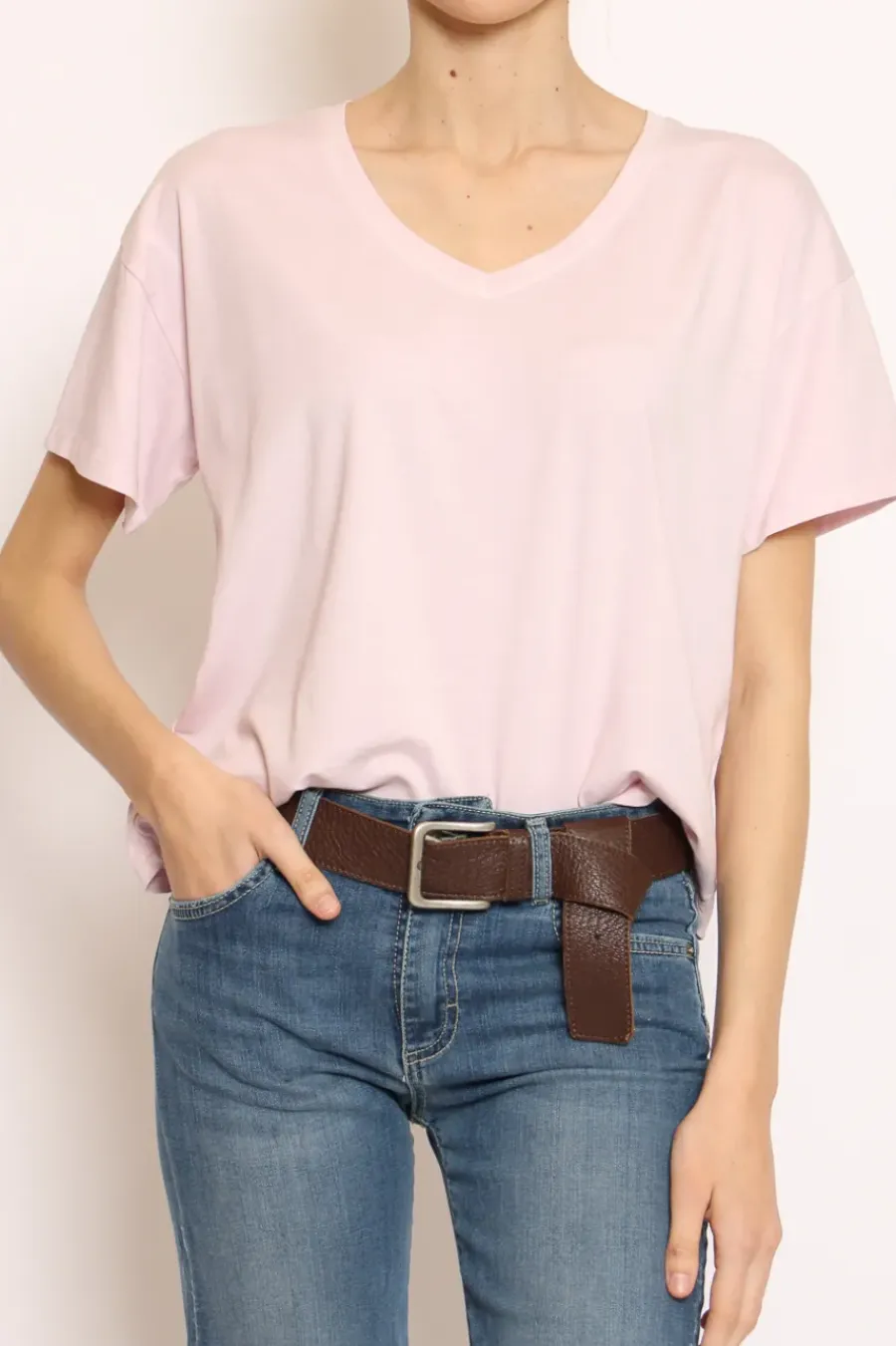 Zeroassoluto T-shirt scollo V mezza manica