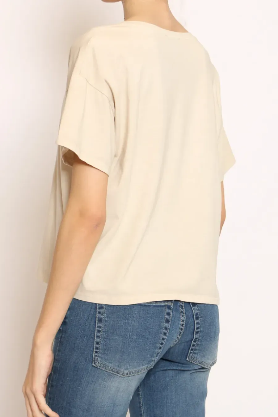 Zeroassoluto T-shirt scollo V mezza manica