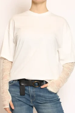 Vicolo T-shirt con pizzo
