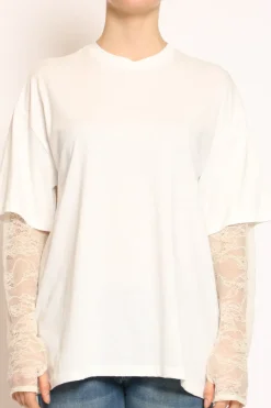 Vicolo T-shirt con pizzo