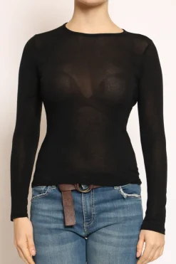 Zeroassoluto T-shirt elasticizzata misto seta
