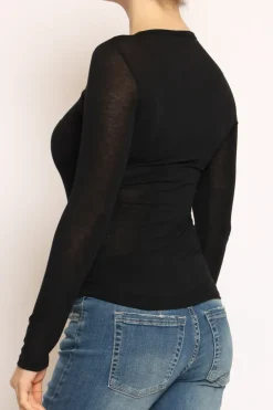Zeroassoluto T-shirt elasticizzata misto seta