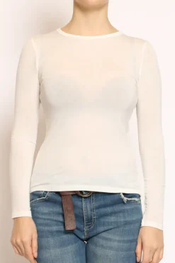 Zeroassoluto T-shirt elasticizzata misto seta
