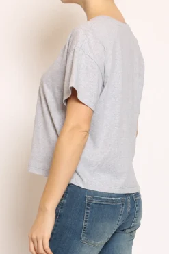 Zeroassoluto T-shirt scatola elasticizzata mezza manica