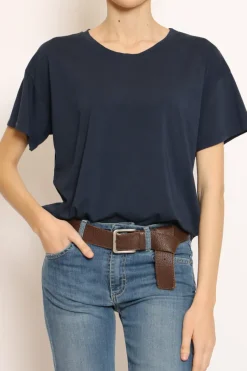 Zeroassoluto T-shirt scatola elasticizzata mezza manica