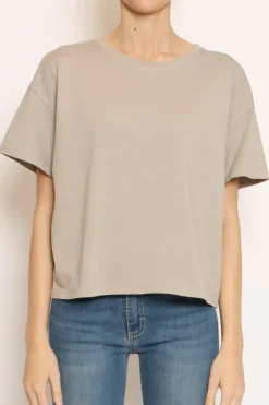 Zeroassoluto T-shirt scatola elasticizzata mezza manica