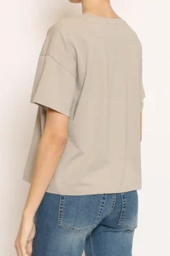 Zeroassoluto T-shirt scatola elasticizzata mezza manica