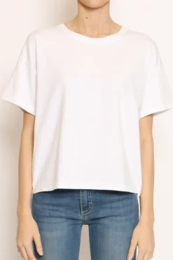 Zeroassoluto T-shirt scatola elasticizzata mezza manica
