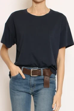 Zeroassoluto T-shirt scatola elasticizzata mezza manica