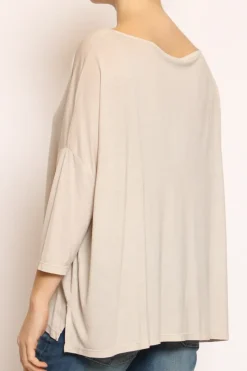 Zeroassoluto T-shirt scatola over 100%LYOCELL FIBRA NATURALE