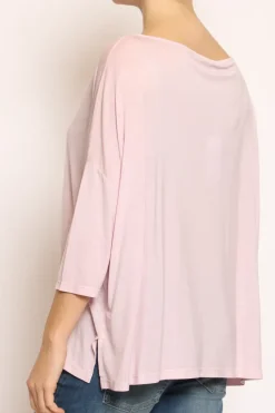 Zeroassoluto T-shirt scatola over 100%LYOCELL FIBRA NATURALE