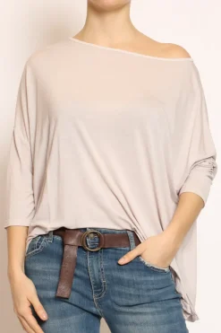 Zeroassoluto T-shirt scatola over 100%LYOCELL FIBRA NATURALE