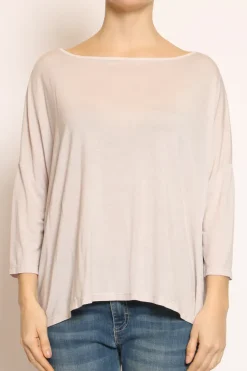 Zeroassoluto T-shirt scatola over 100%LYOCELL FIBRA NATURALE