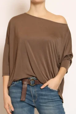 Zeroassoluto T-shirt scatola over 100%LYOCELL FIBRA NATURALE