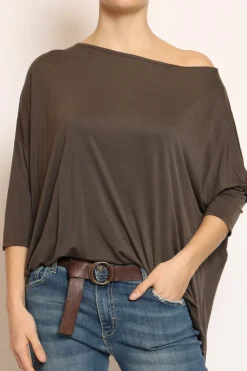 Zeroassoluto T-shirt scatola over 100%LYOCELL FIBRA NATURALE