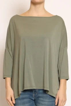 Zeroassoluto T-shirt scatola over 100%LYOCELL FIBRA NATURALE