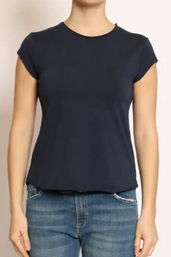 T-shirt taglio vivo mezza manica