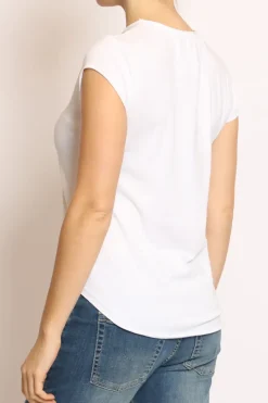 T-shirt taglio vivo mezza manica