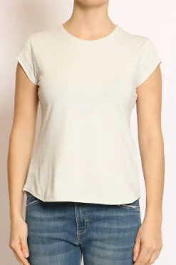 T-shirt taglio vivo mezza manica